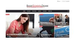 Desktop Screenshot of basisschooldeark.com